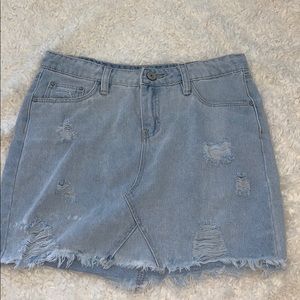 Jean skirt